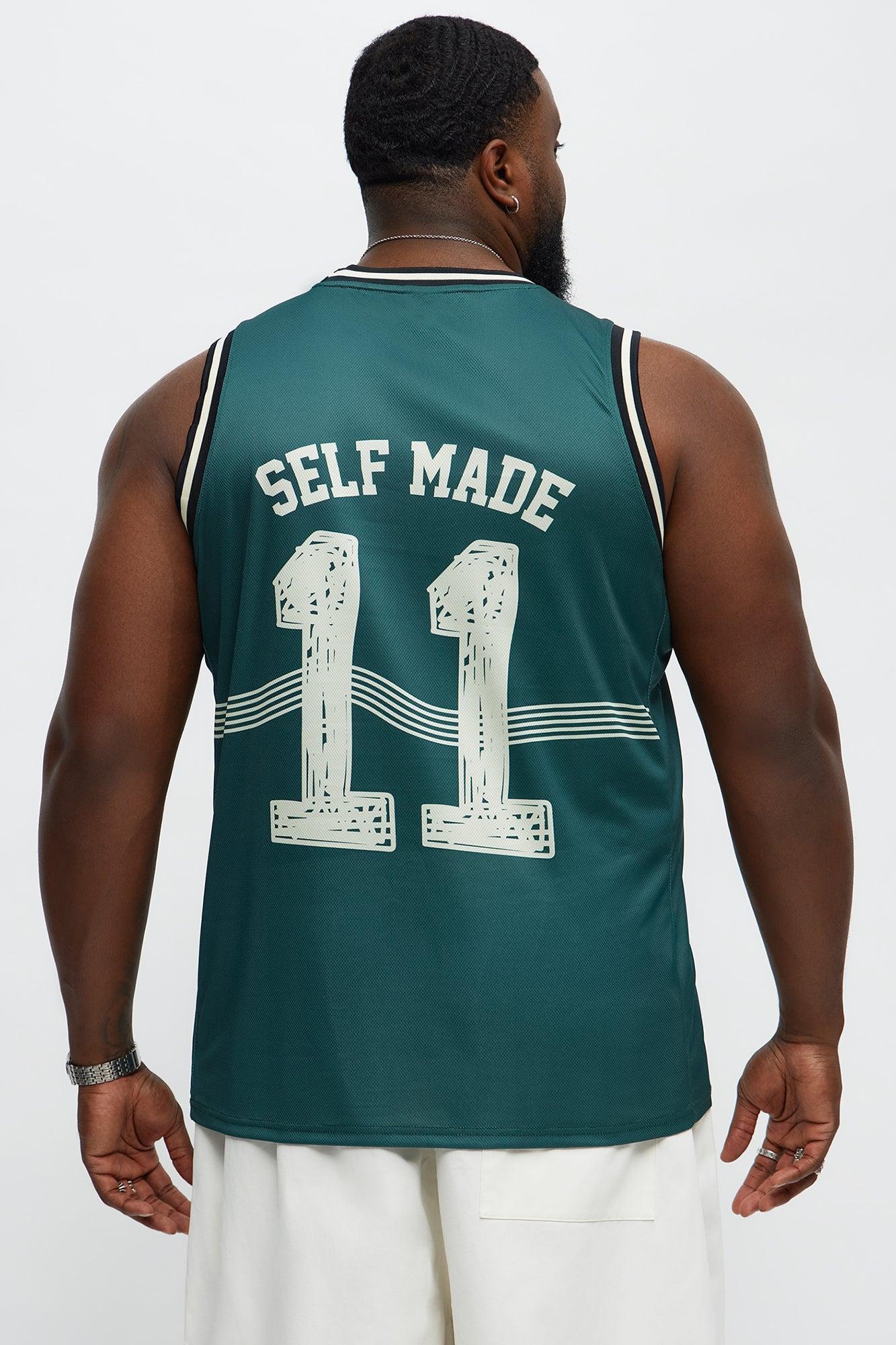 Basketball Jersey Grind Over Glory Tank Top - Green Product Image