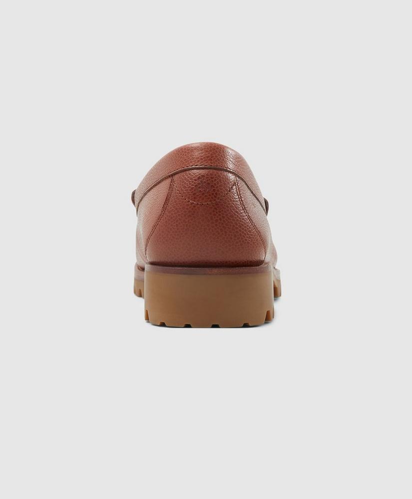 Leather Penny Loafer with Lug Sole Product Image