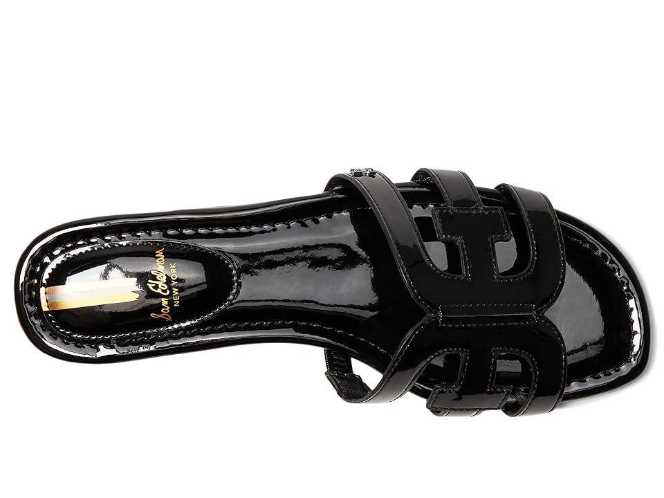 Sam Edelman Bay Patent Double E Logo Slide Sandals Product Image
