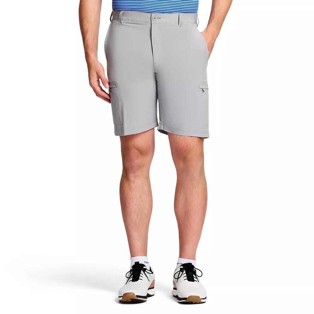 Men's IZOD 9.5-in. Golf Swingflex Cargo Shorts, Size: 42, Peacoat Product Image