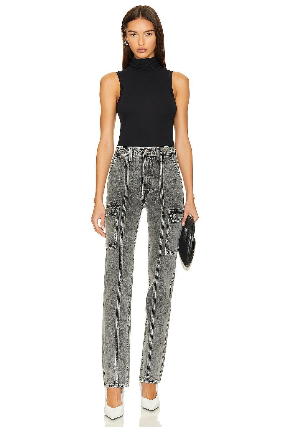 Harper High Rise Slim Cargo GRLFRND Product Image