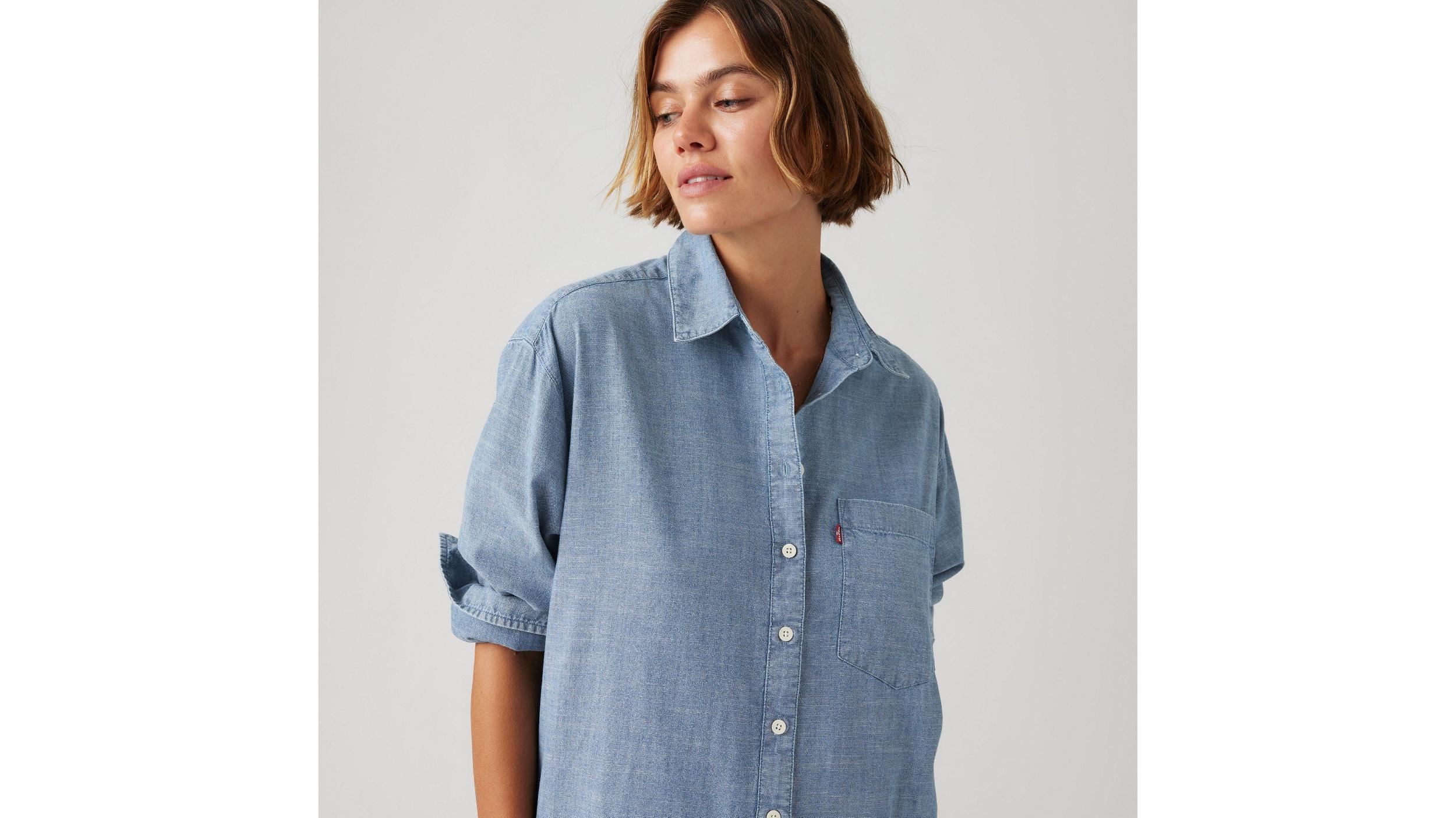 Harlie Boyfriend Shirt Dress Product Image