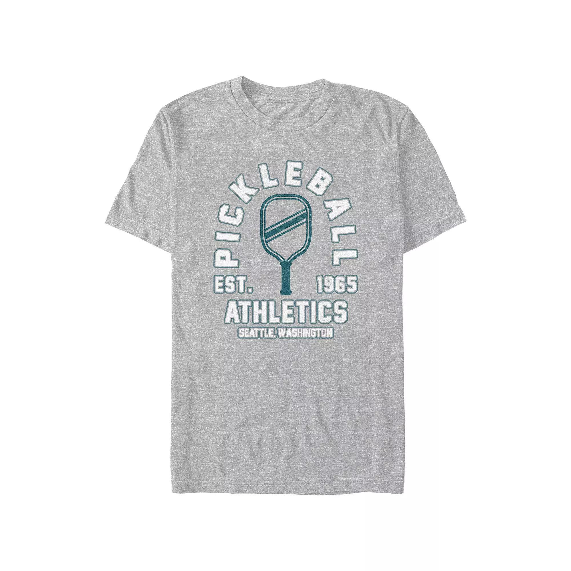 Men's Pickleball Athletics Est. 1965 Graphic Tee, Size: XXL, Athletic Grey Product Image