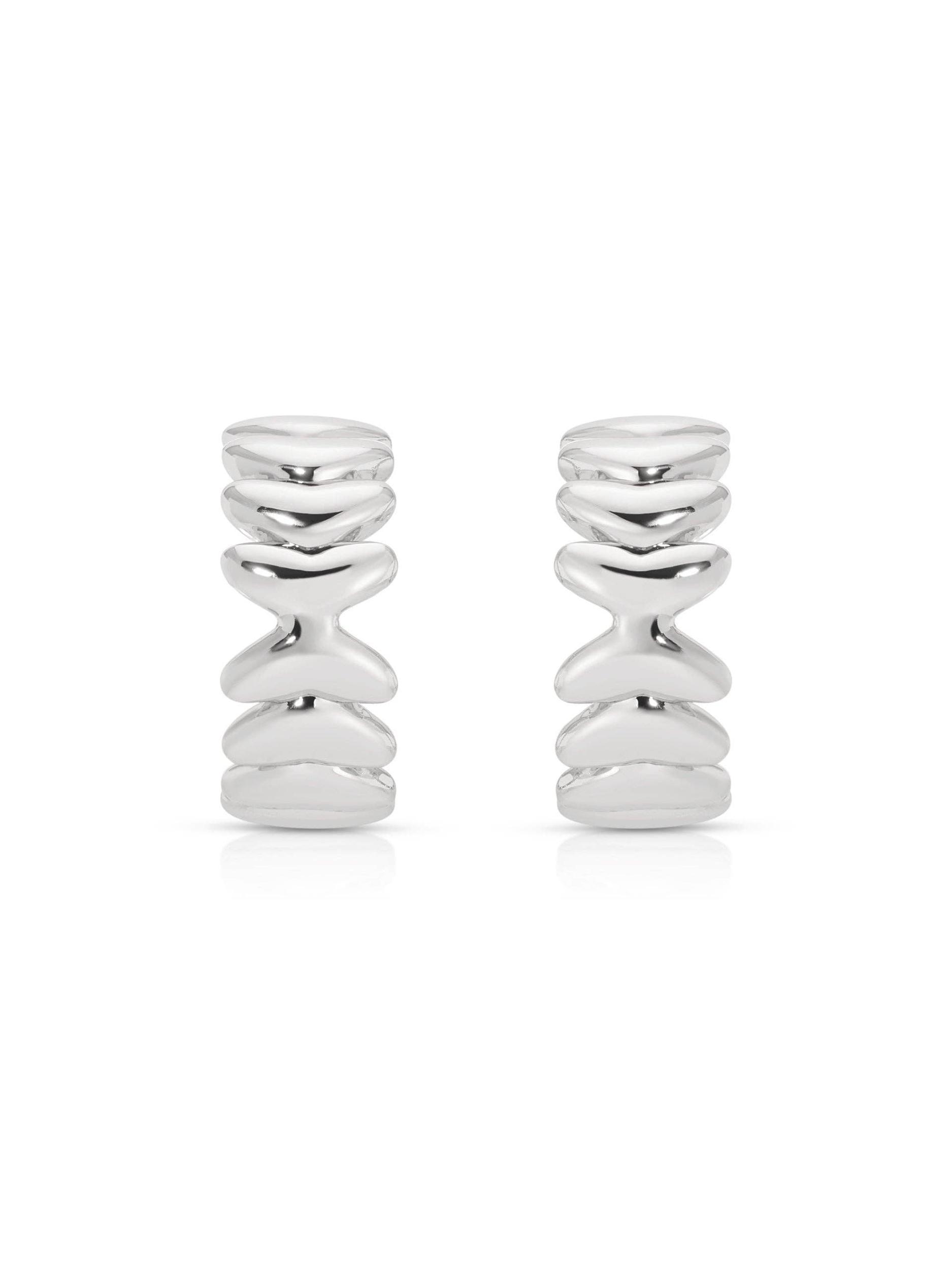 Small Metal Moderna Hoops Product Image