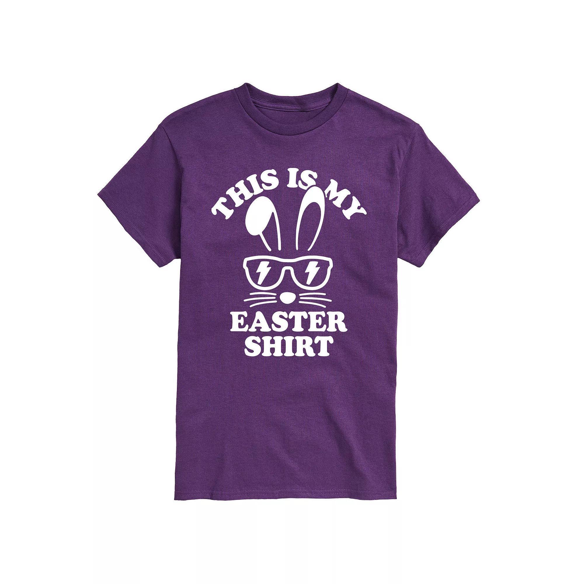 Men's This Is My Easter Shirt Graphic Tee, Size: Medium, Purple Product Image