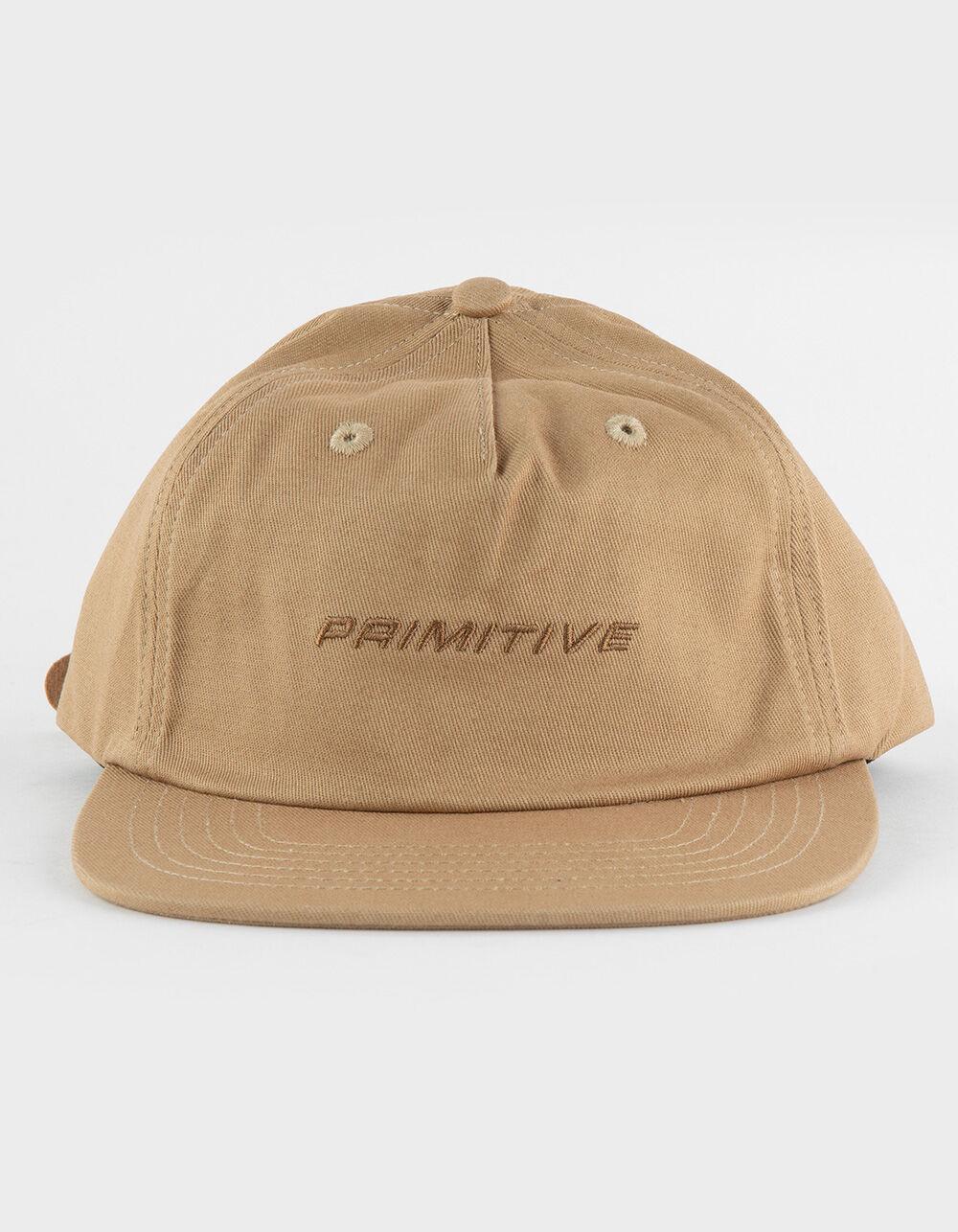 PRIMITIVE Euro Slant Unstructured Mens Strapback Hat - KHAKI Product Image