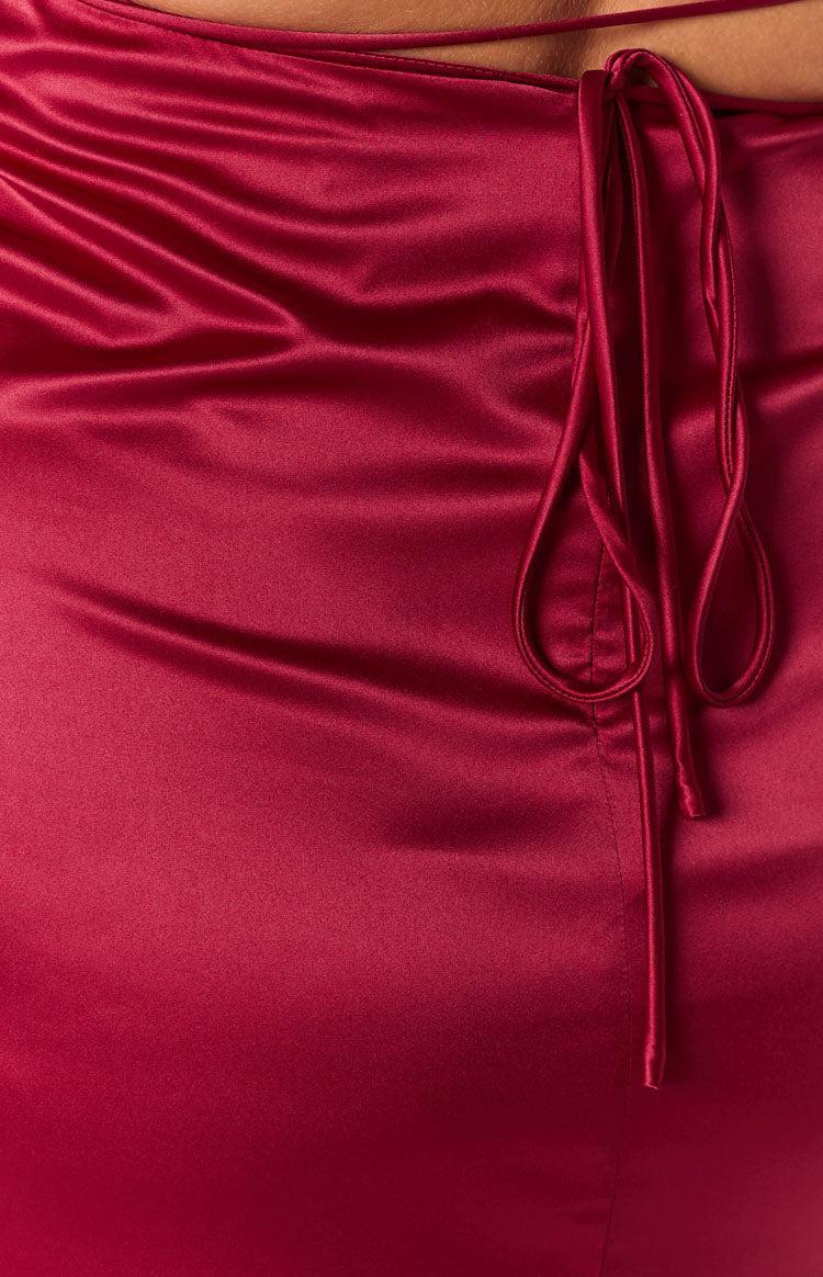 Manhattan Slip Formal Dress Wine Product Image