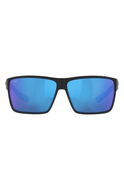 Costa Mens 6S9018 Rincon Mirrored 63mm Rectangle Polarized Sunglasses Product Image