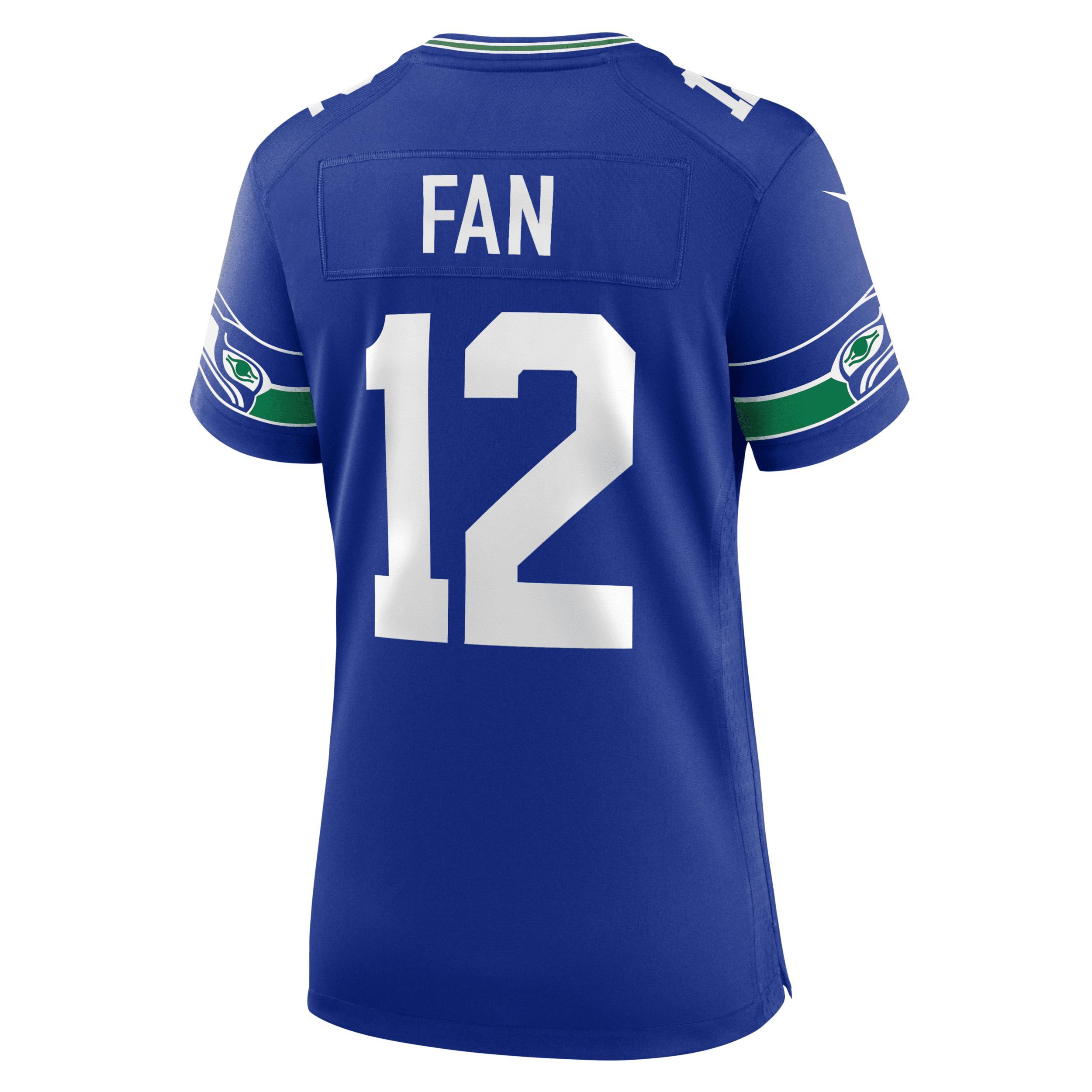 Women's Nike 12th Fan Royal Seattle Seahawks Player Jersey, Size: XL, Blue Product Image