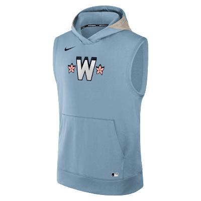 Washington Nationals Authentic Collection City Connect Men’s Nike Dri-FIT MLB Sleeveless Pullover Hoodie Product Image