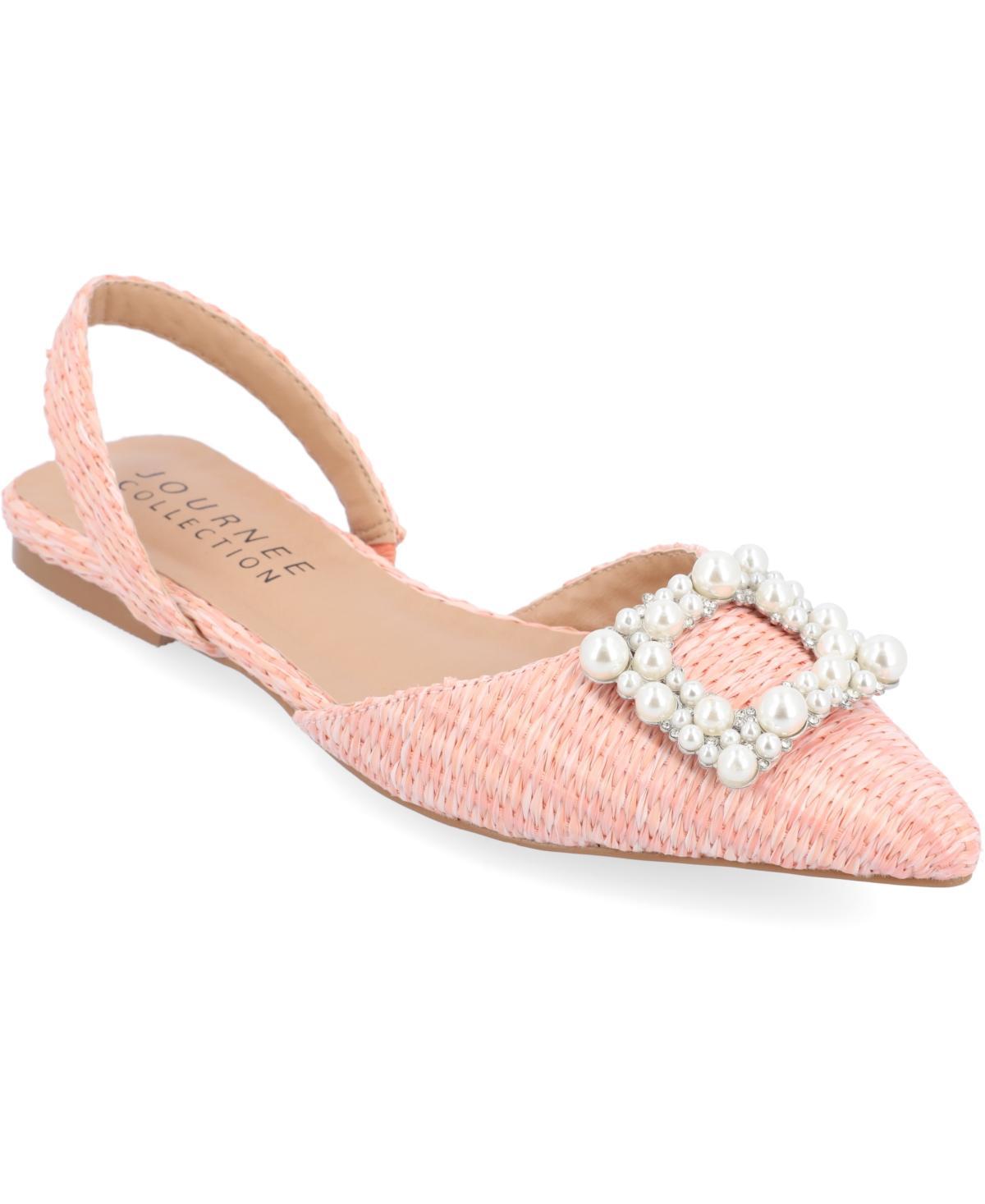 Journee Collection Womens Hannae Wideflat Product Image