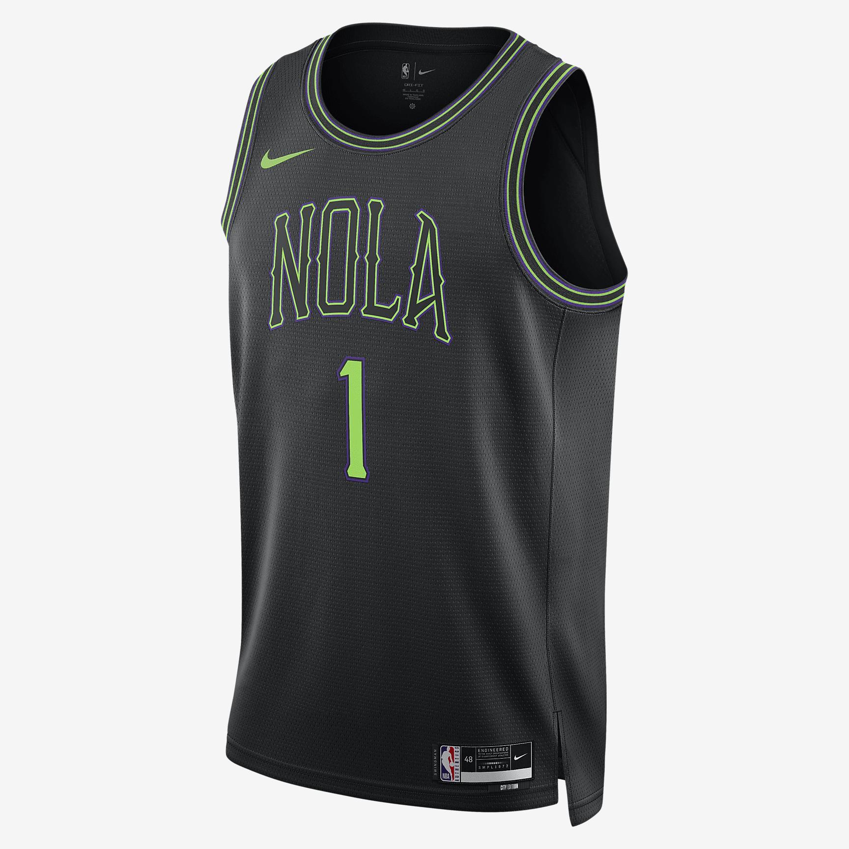 CJ McCollum New Orleans Pelican City Edition 2023/24 Nike Men's Dri-FIT NBA Swingman Jersey Product Image