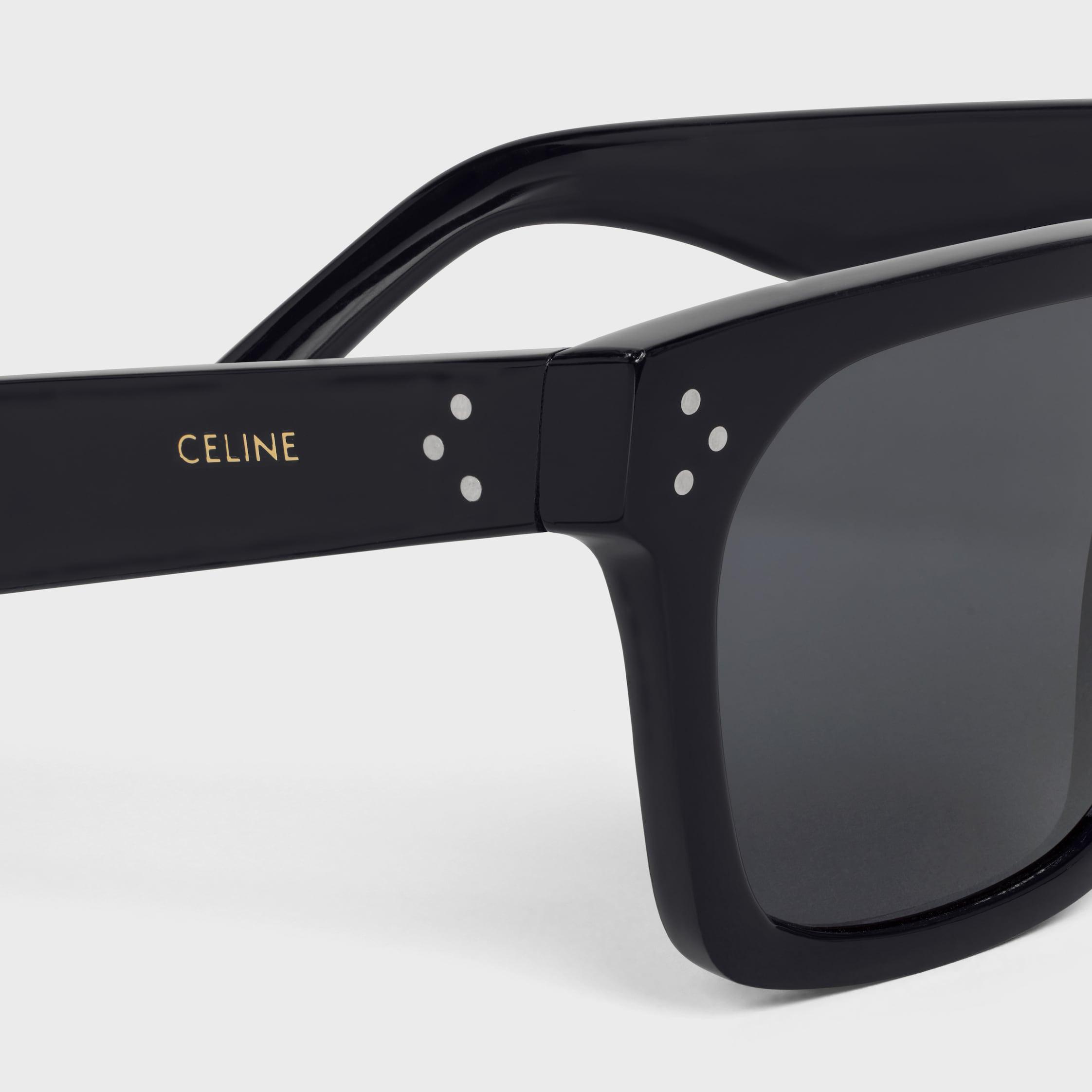 Black Frame 45 Sunglasses in Acetate Product Image
