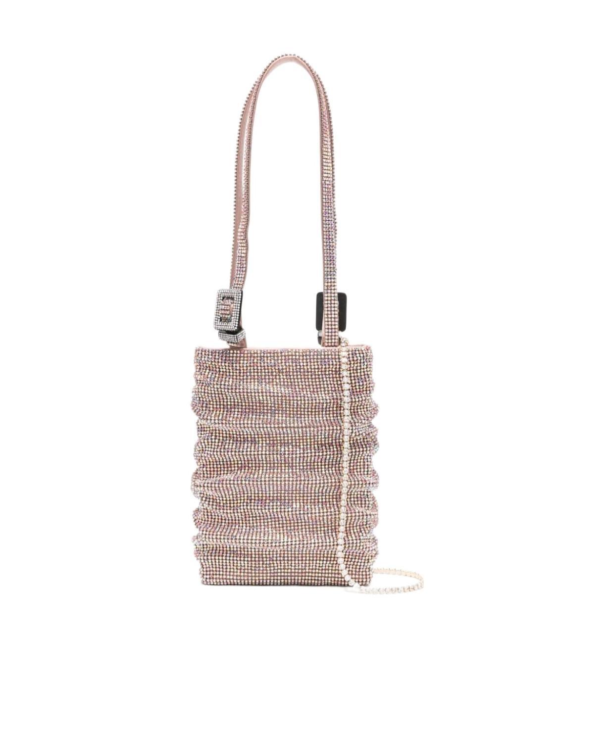 BENEDETTA BRUZZICHES Rhinestones Tote Bag In Pink Product Image
