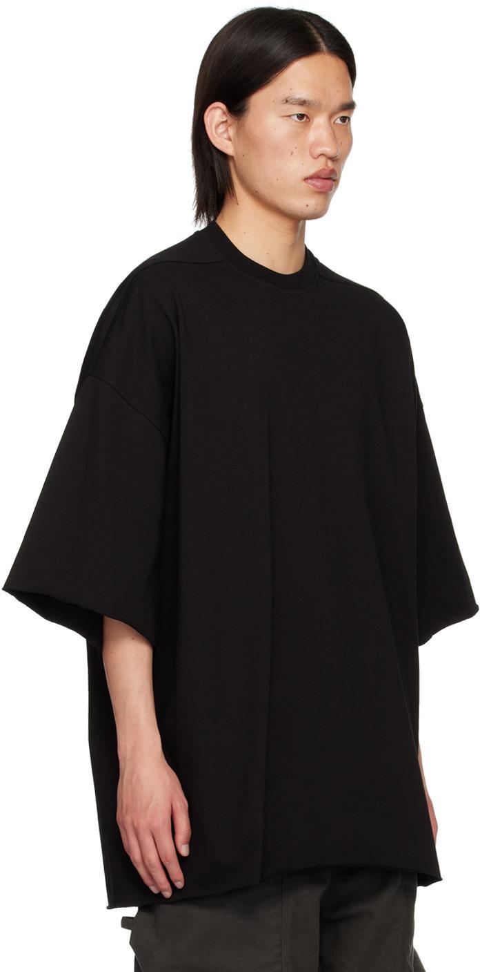 RICK OWENS Black Porterville Tommy T-shirt In Schwarz Product Image