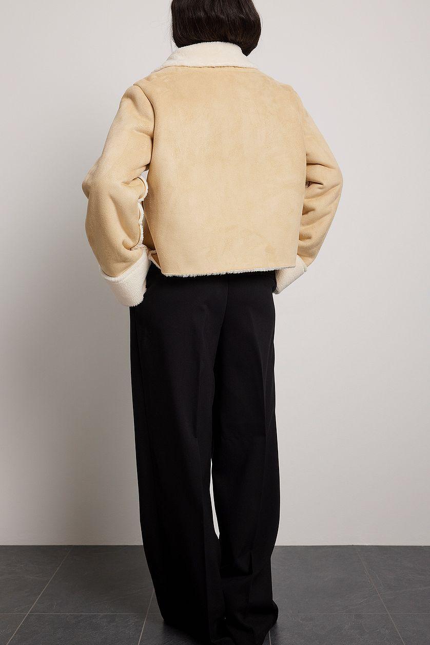 Faux Fur Detail Jacket Product Image