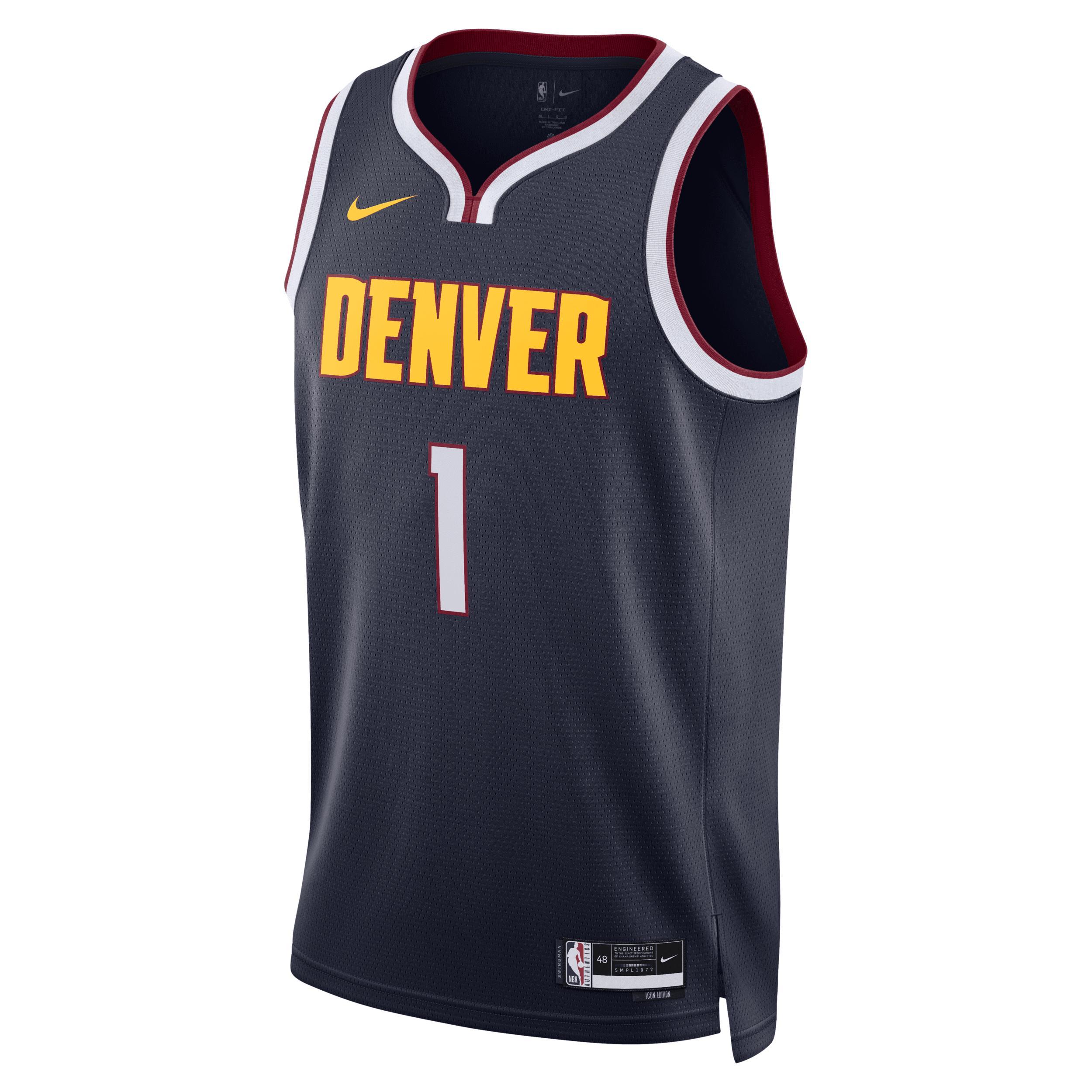 Unisex Nike Michael Porter Jr. Navy Denver Nuggets Swingman Jersey - Association Edition, Adult Unisex, Size: Medium, Nug Blue Product Image