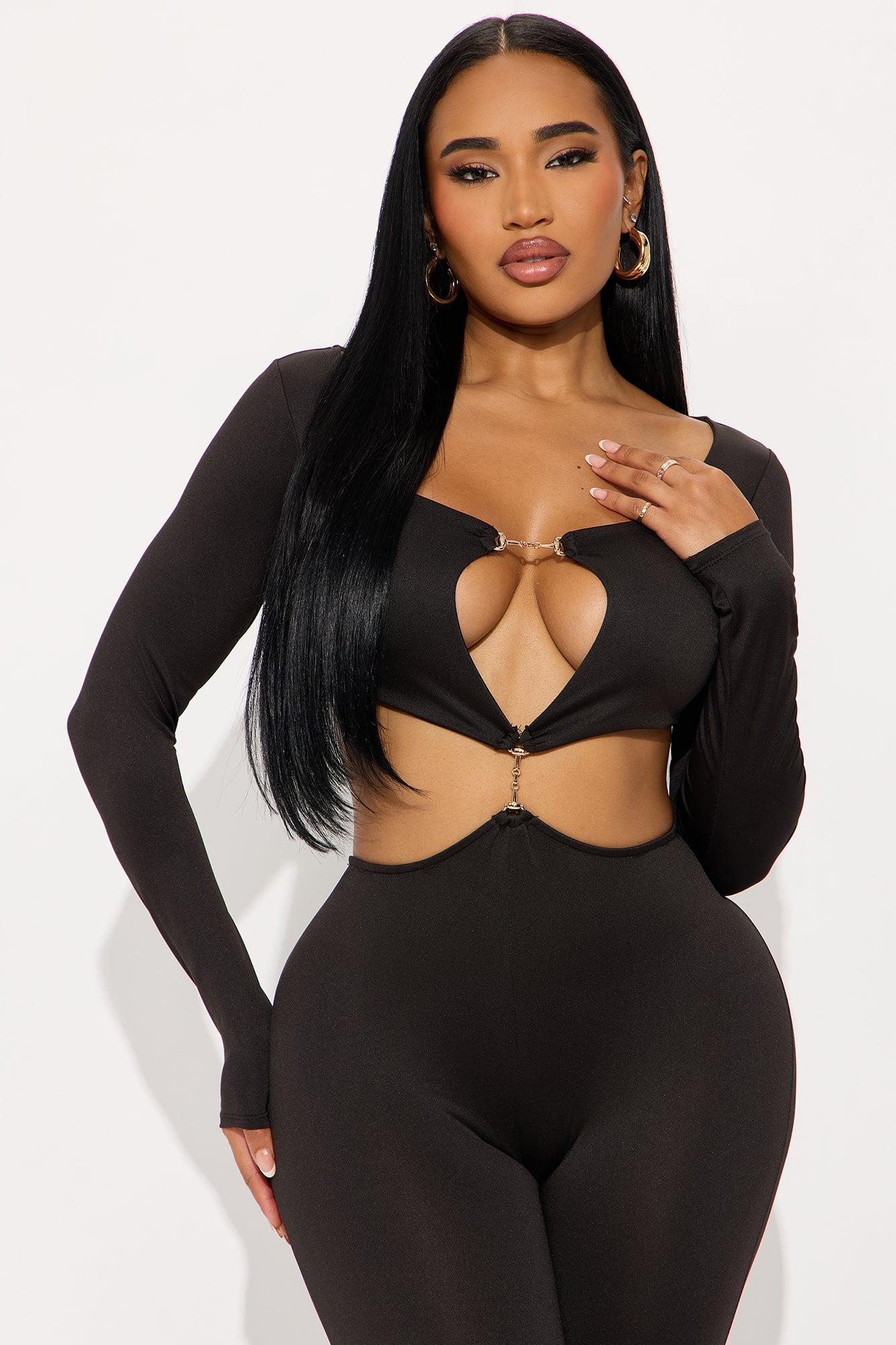 Camille Cut Out Jumpsuit - Black Product Image