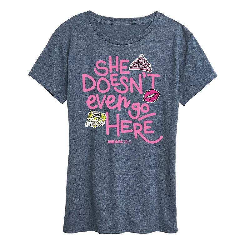 Womens MTV Pink Plaid Graphic Tee Heather Grey Product Image