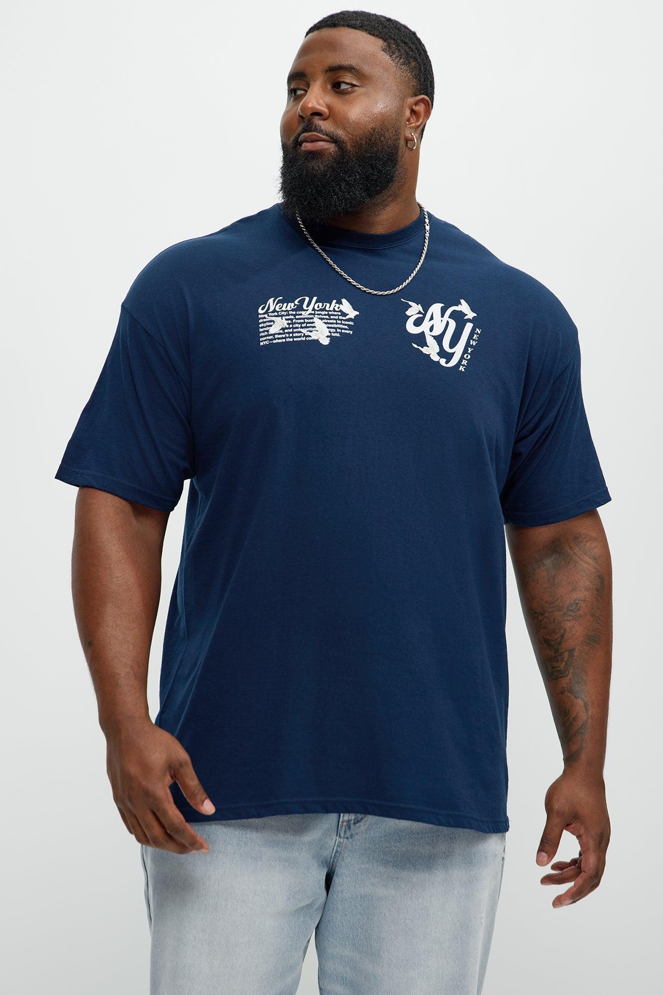 NY Doves With Love Short Sleeve Tee - Navy Product Image