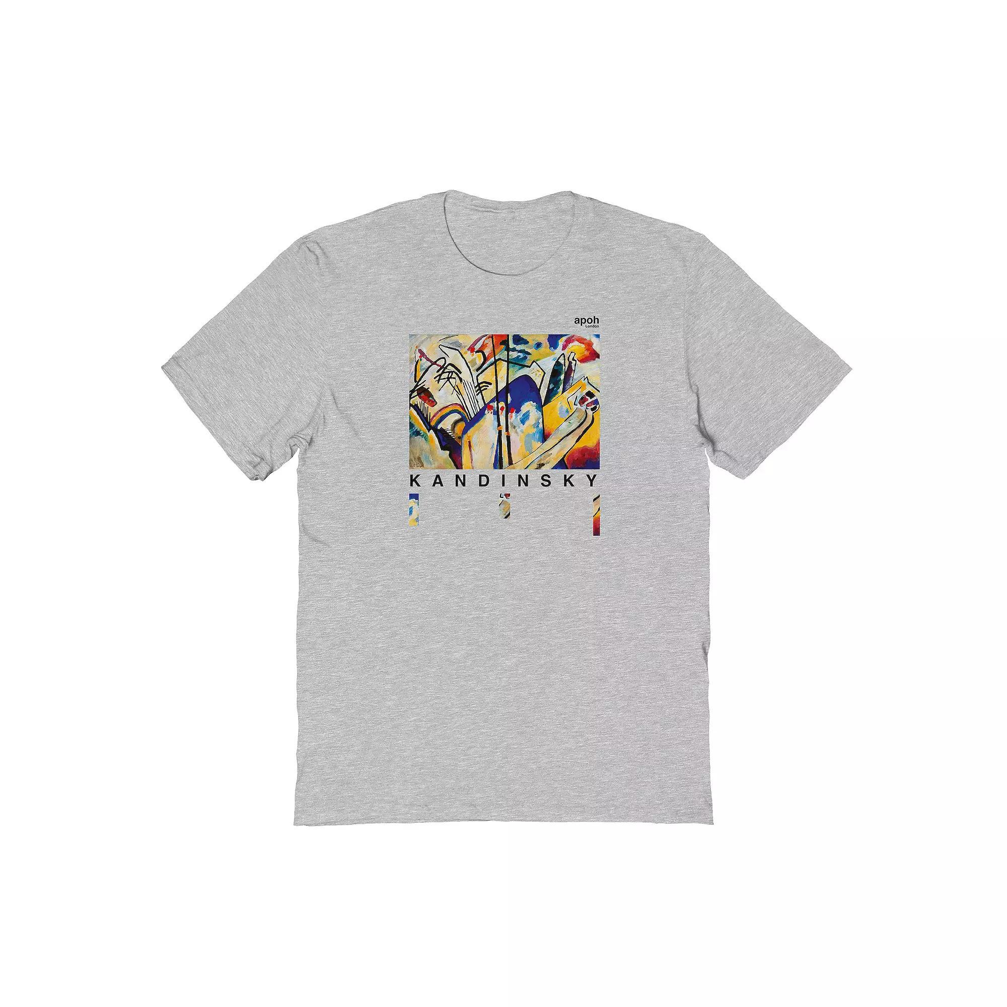 Men's apoh - Kandinsky Graphic Tee, Size: Large, Sport Gray Product Image