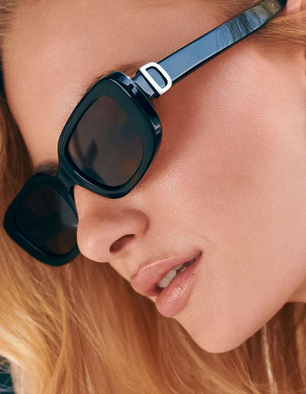 DIFF EYEWEAR Daphne Sunglasses - BLACK Product Image