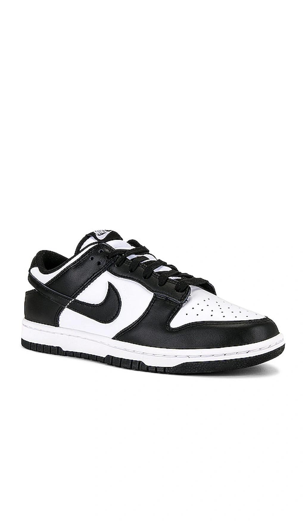 NIKE Dunk High Retro Sneakers In Black And White Product Image