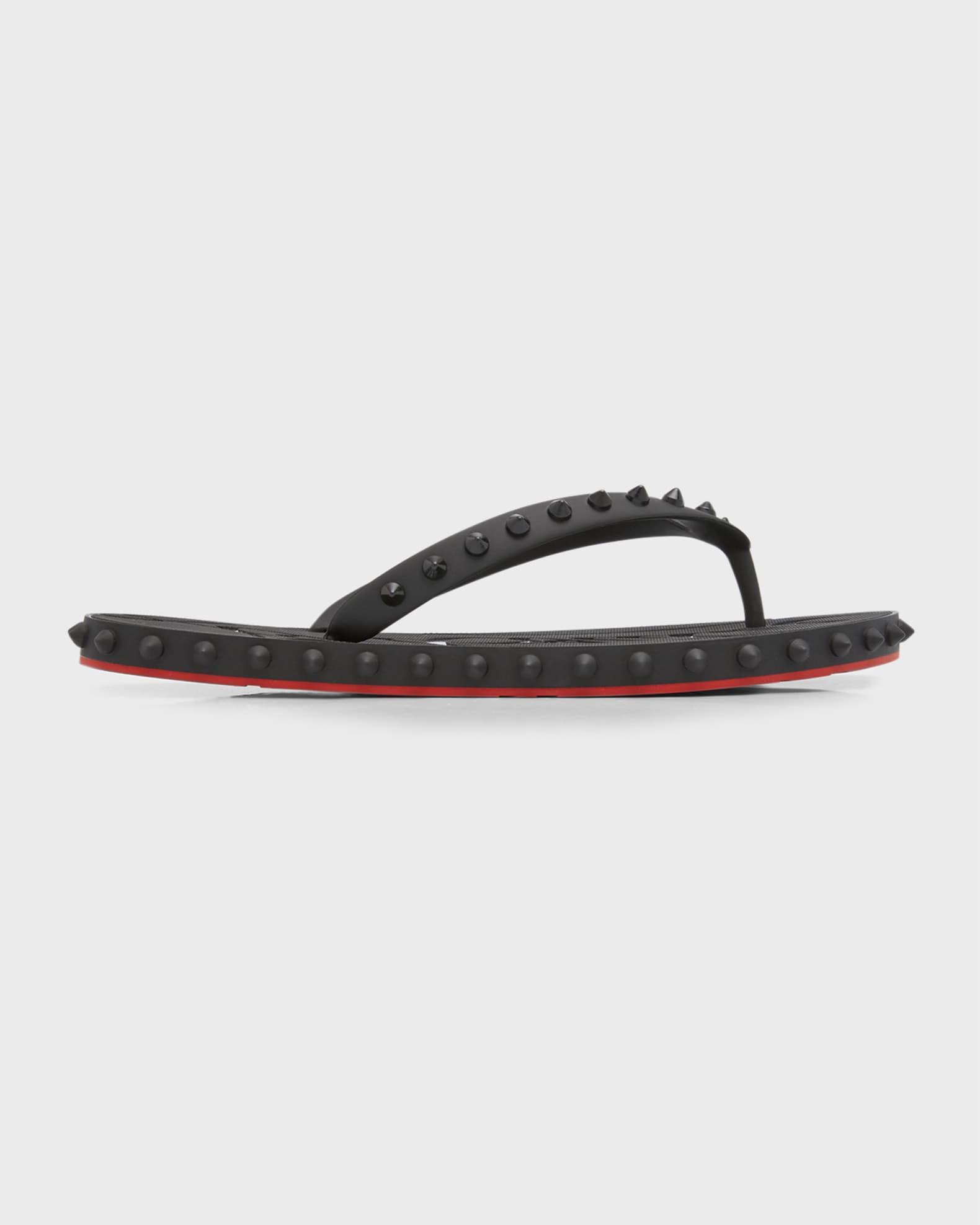 Loubi Donna Spike Red Sole Flip Flops Product Image