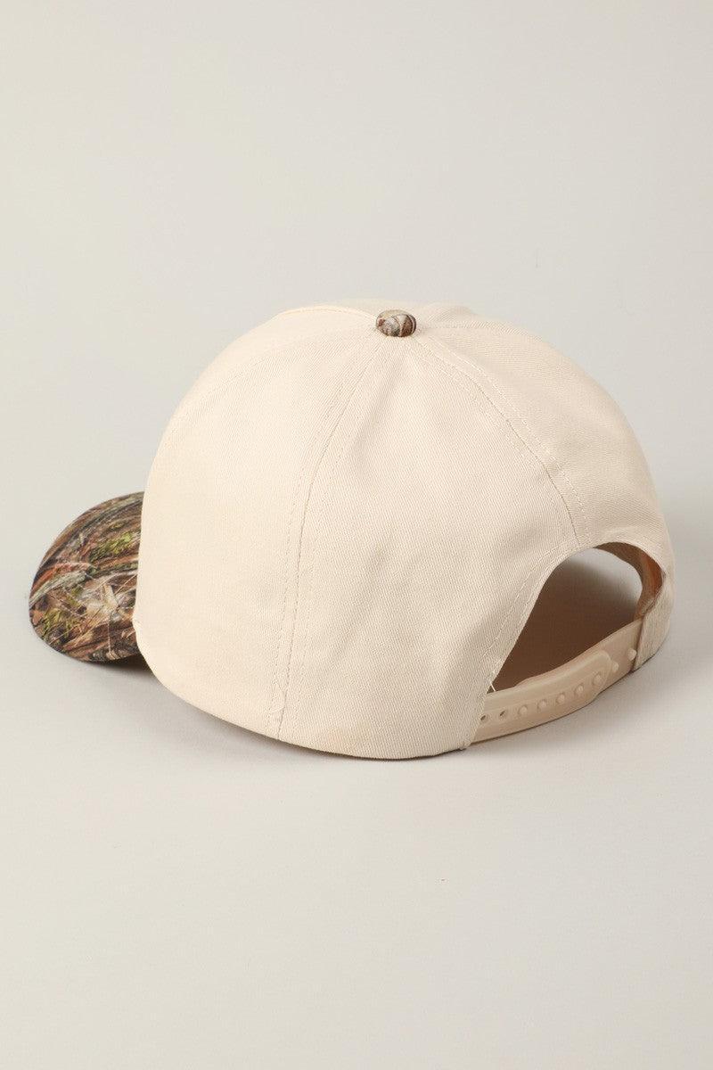 Kiss Me Cowboy Camo Trucker Hat Product Image