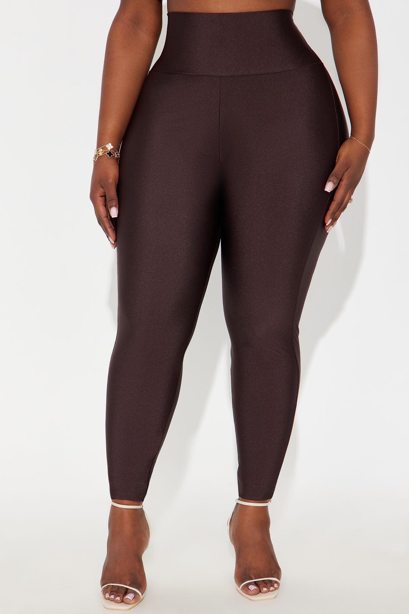 Brianne High Rise Leggings - Chocolate Product Image