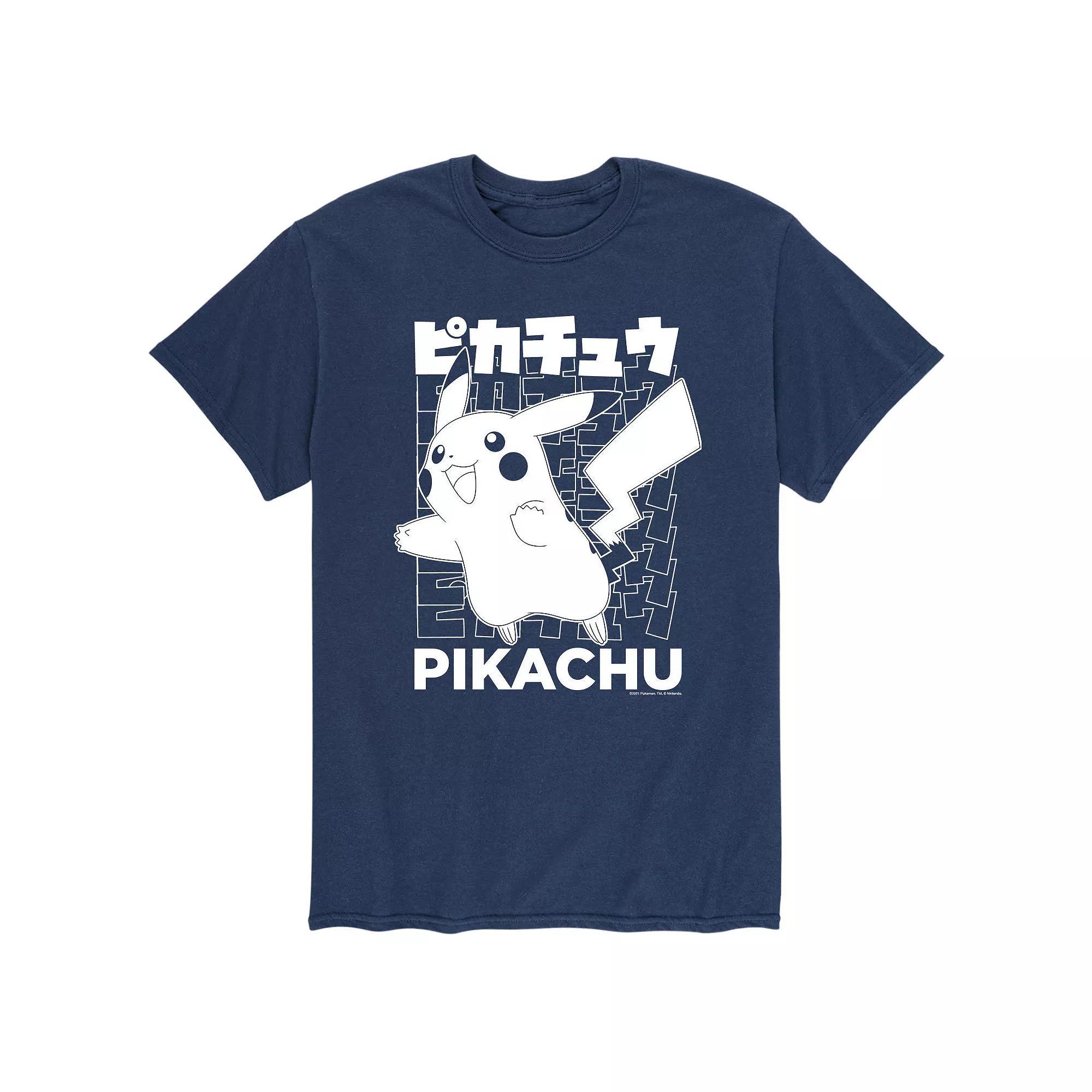 Mens Pokemon Pikachu Kanji Tee Product Image