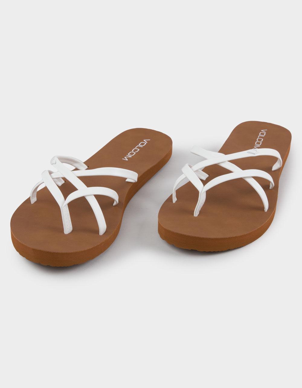 VOLCOM New School II Womens Thong Sandals - BLACK Product Image
