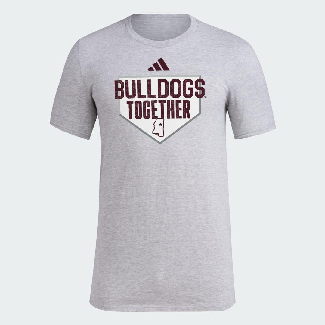 adidas Georgia Tech Yellow Jackets Dugout Postseason Tee Medium Grey Heather L Mens Product Image