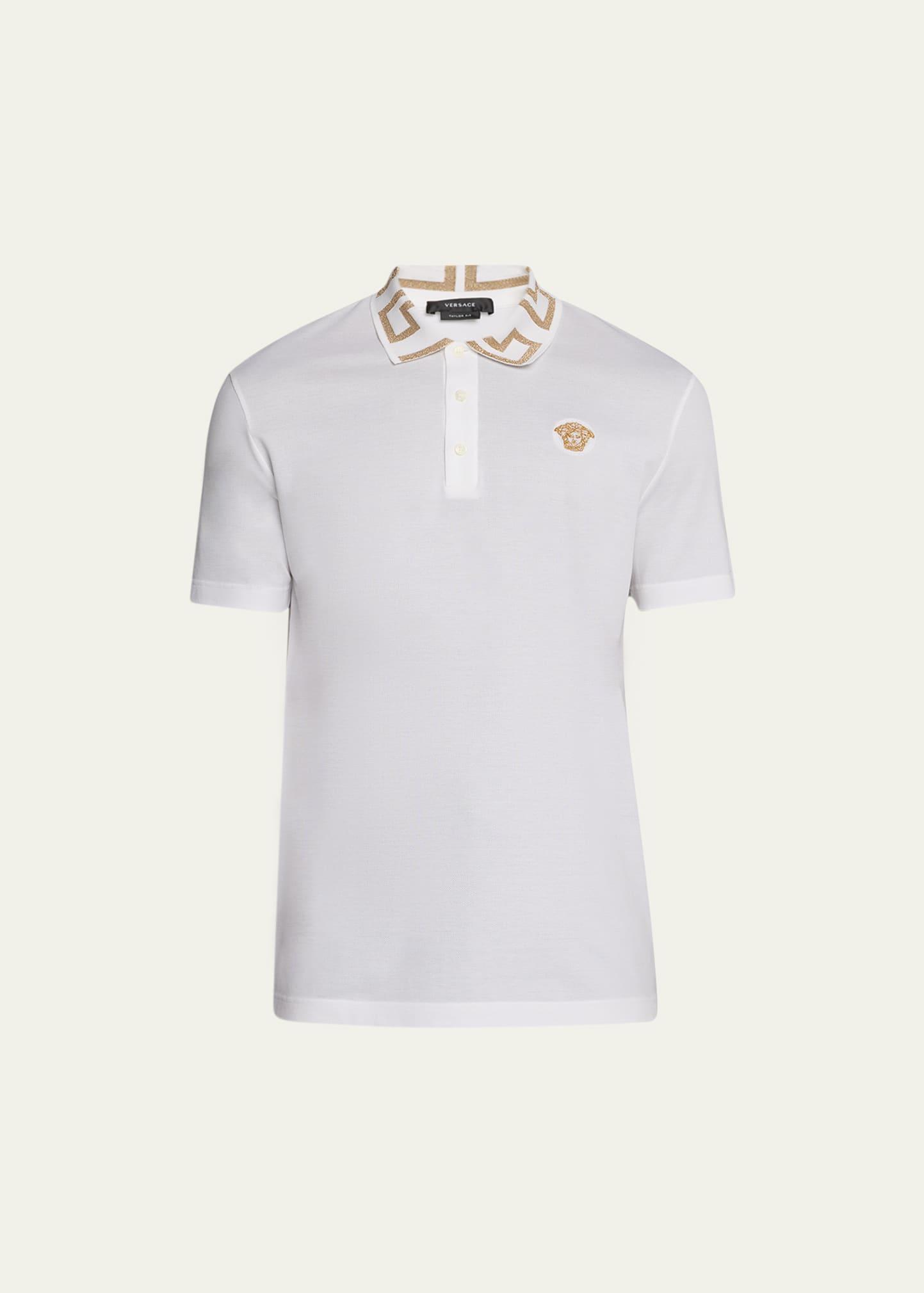 Mens Piquet Cotton Polo Shirt Product Image
