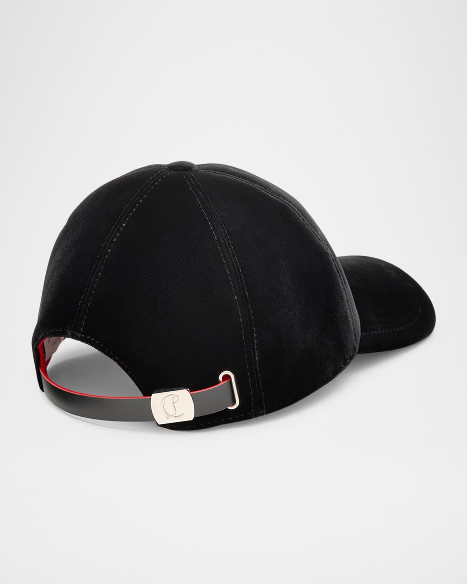 Men's Mooncrest Rhinestone Velvet Baseball Cap Product Image