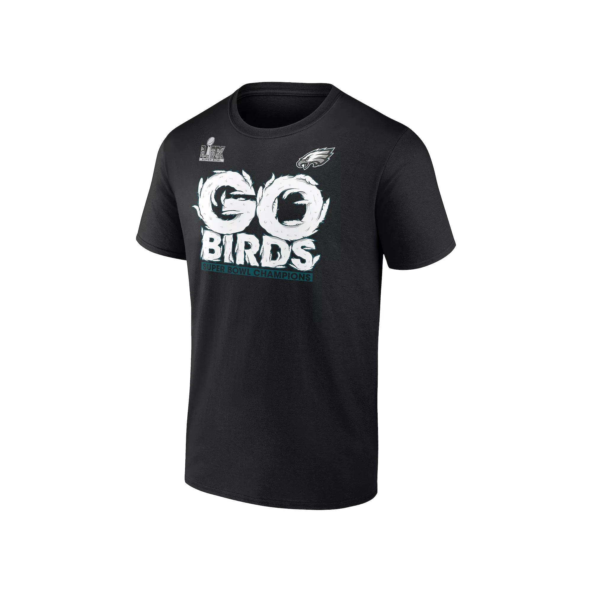 Men's Fanatics Philadelphia Eagles Super Bowl LIX Champions On Top Tee, Size: Medium, Black Product Image
