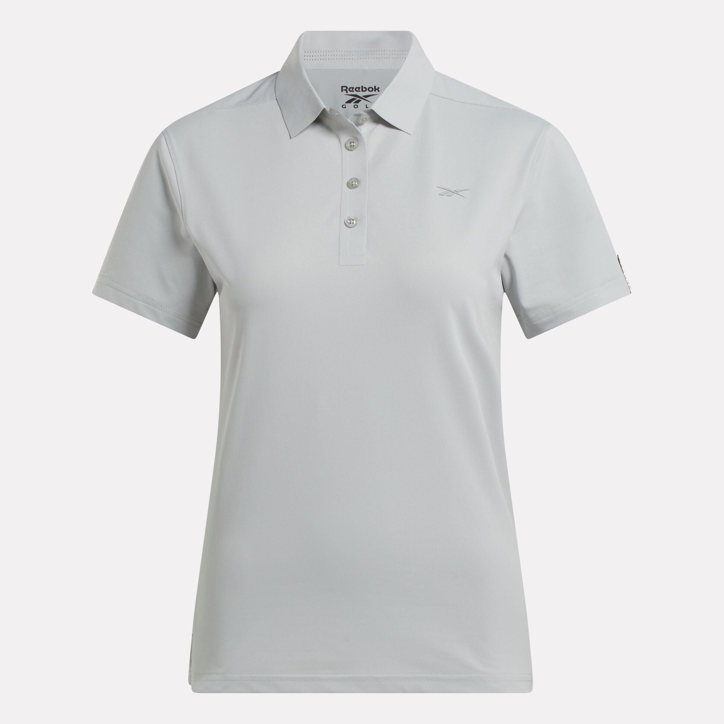Women's Short Sleeve Stretch Pique Placket Polo Shirt Female Product Image