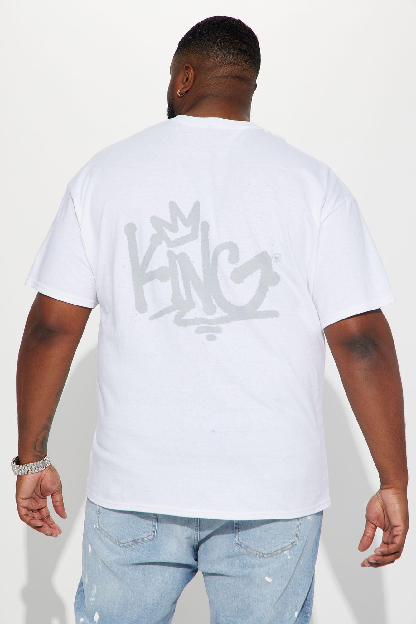 Crown Him King Short Sleeve Tee - White Product Image