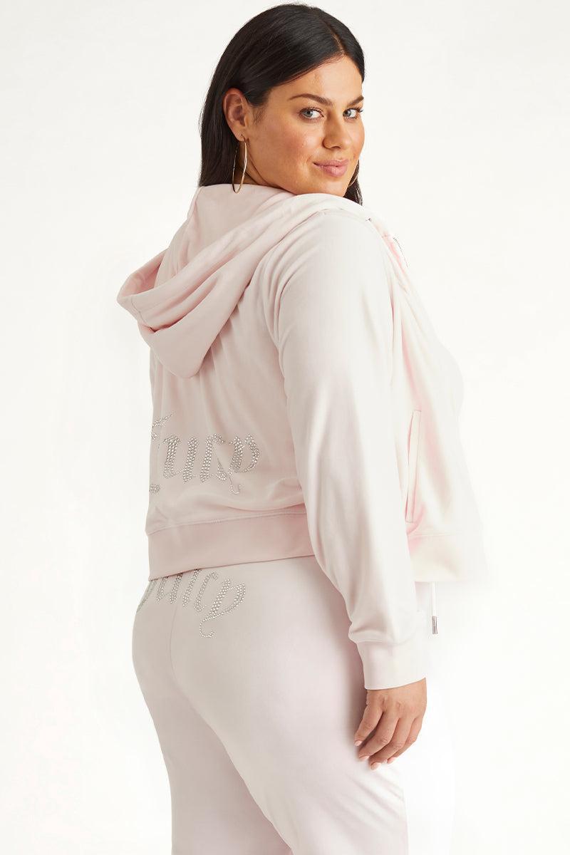 Plus-Size OG Big Bling Velour Hoodie by Juicy Couture Product Image