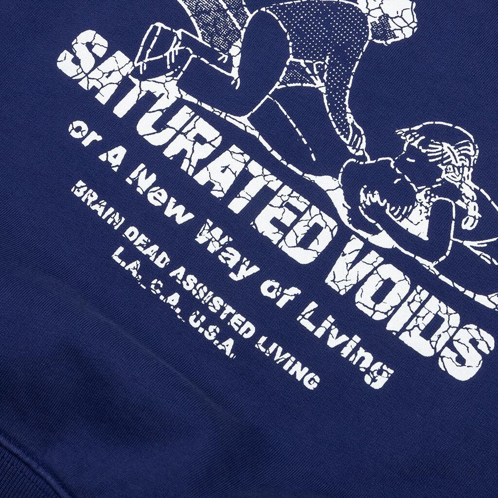 Saturated Voids Crewneck - Vintage Wash Blue Male Product Image