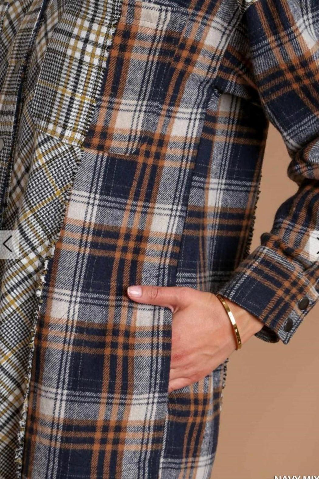 Plaid Dress/jacket Product Image