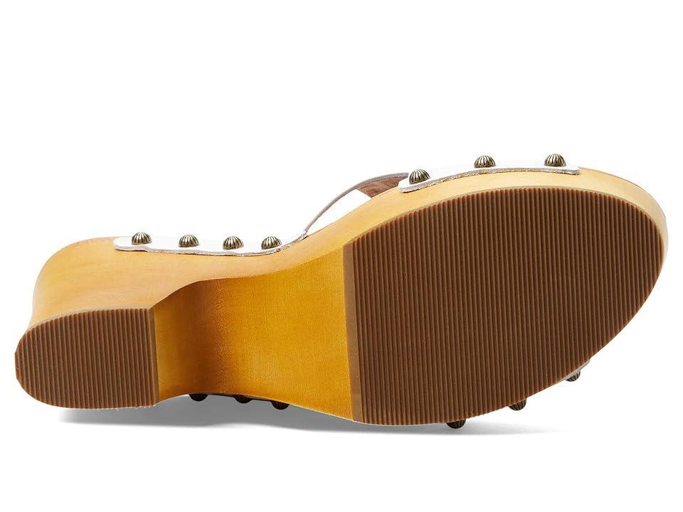 Dingo Driftwood Womens Leather Platform Sandals Product Image