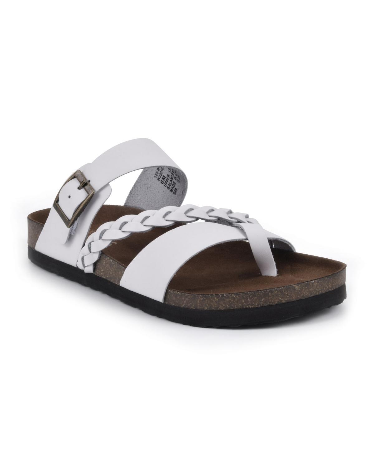 White Mountain Womens Hazy Footbed Sandal Product Image