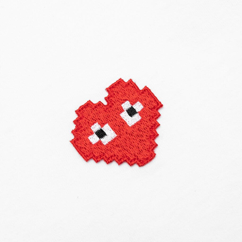 Comme des Garcons PLAY x the Artist Invader T-Shirt - White Male Product Image