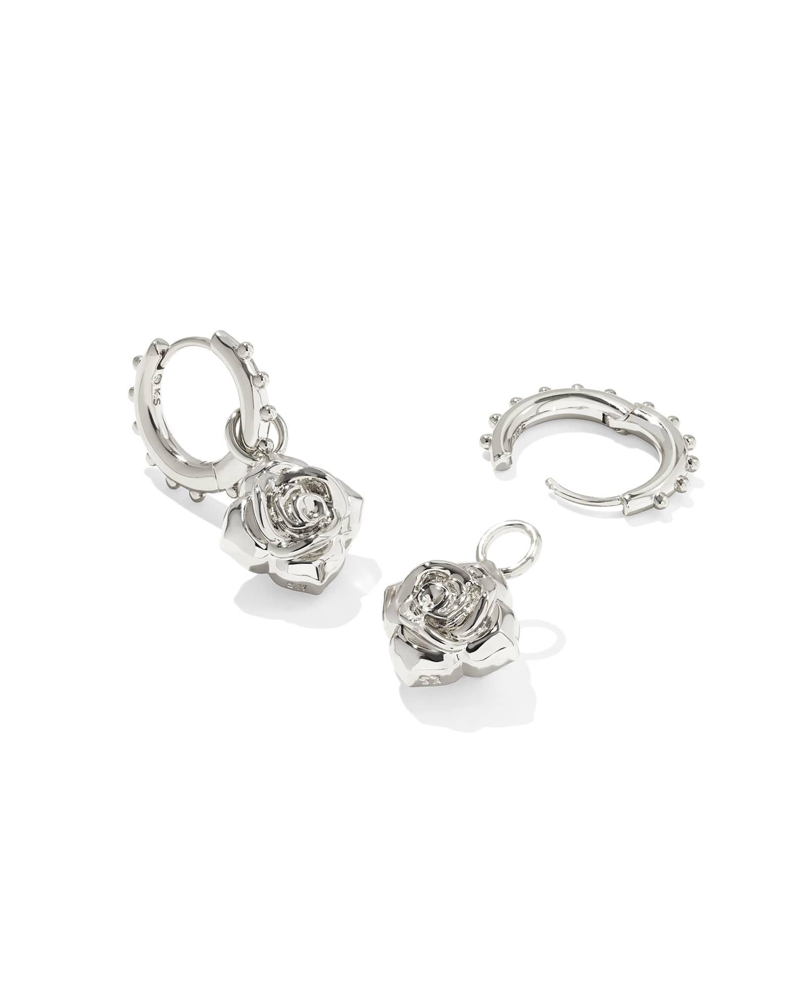 Mallory Rose Gold Huggie Earrings Product Image
