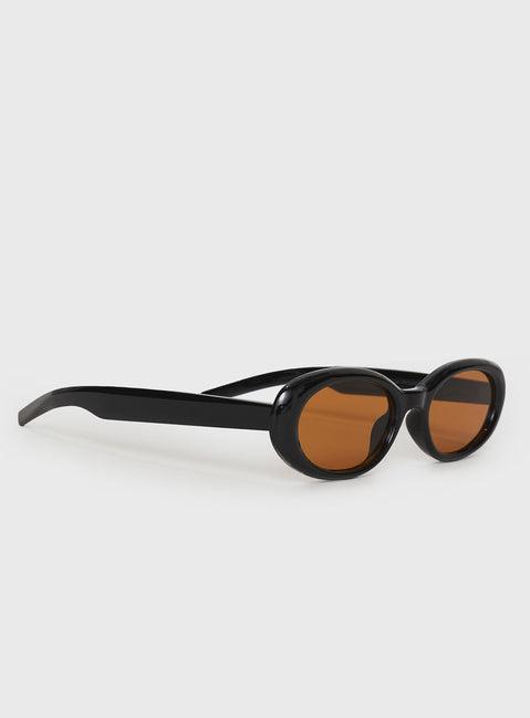 Cassianer Sunglasses Black/ Brown Product Image