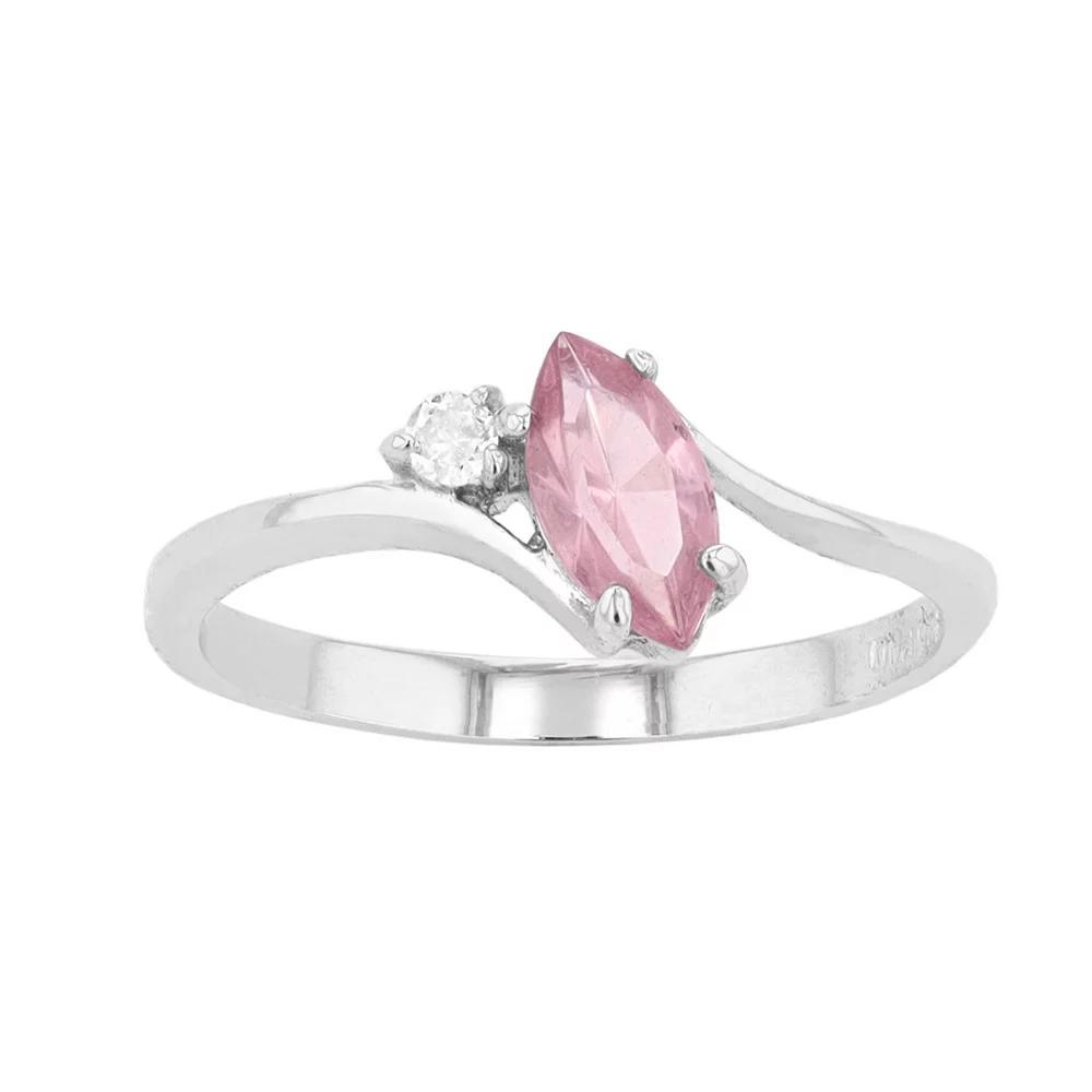 Traditions Jewelry Company Sterling Silver Crystal Birthstone Marquise Ring, Womens June Product Image
