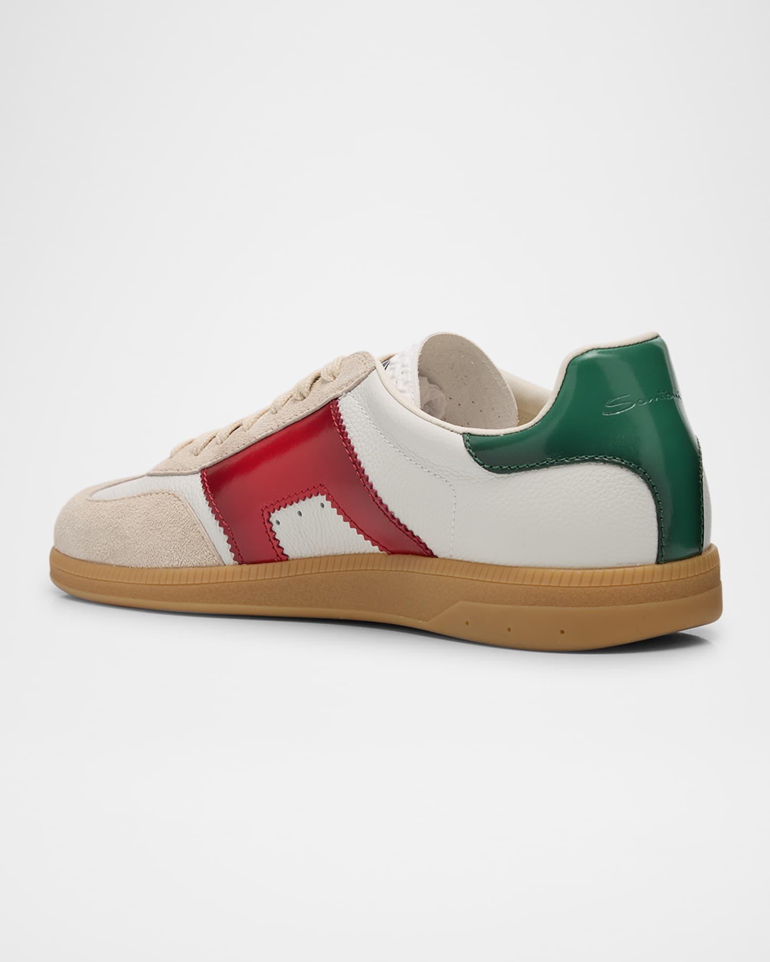 Men's Olympic Leather Low-Top Sneakers Product Image