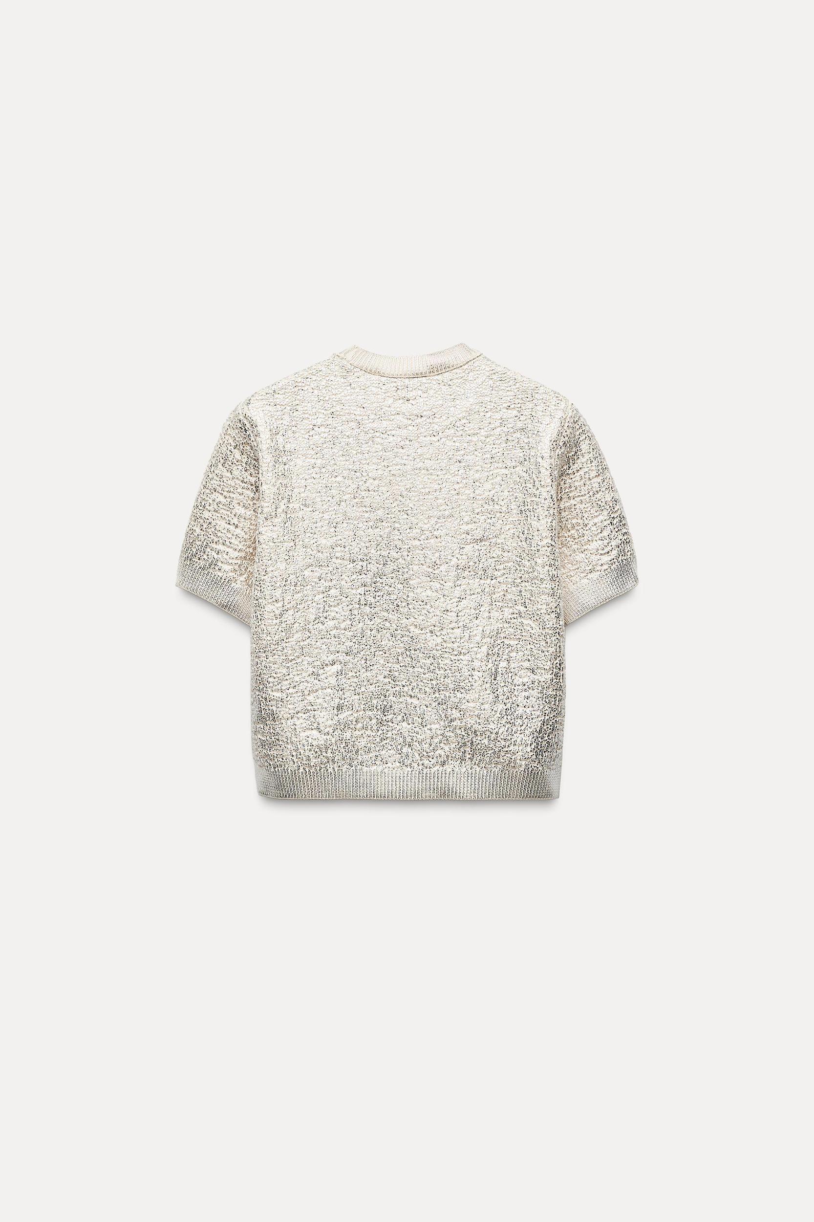 FOIL KNIT SWEATER Product Image