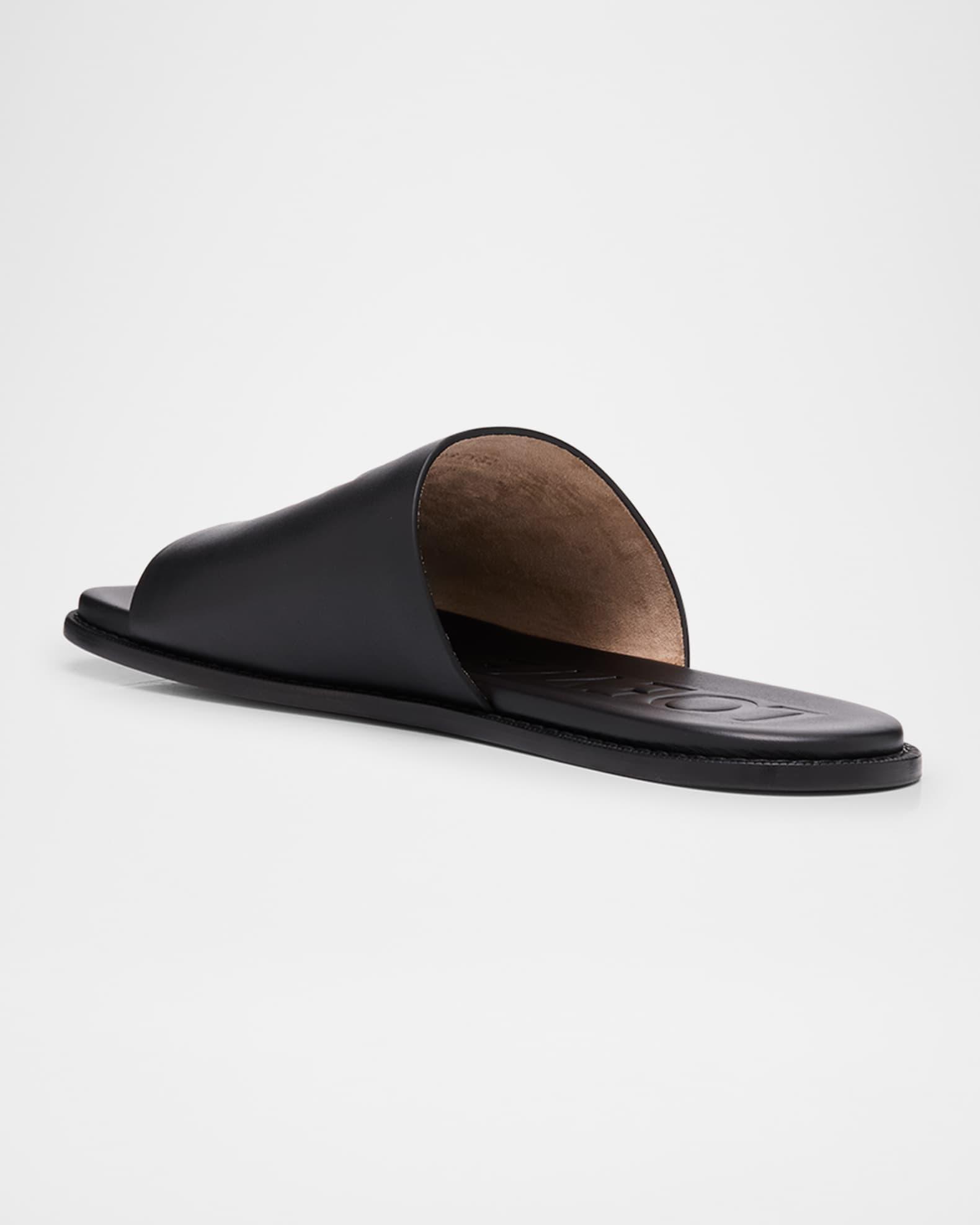 Men's Flex Anagram Soft Calfskin Slide Sandals Product Image